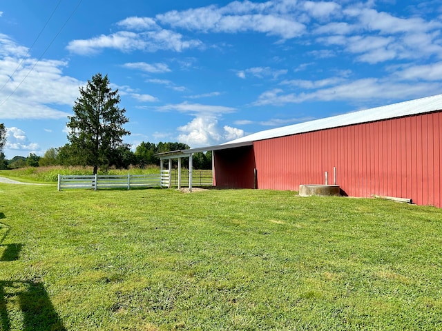 view of stable