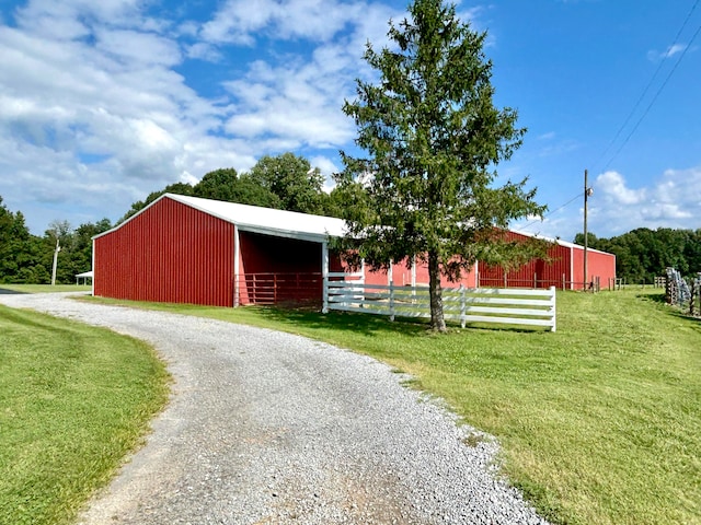 view of stable