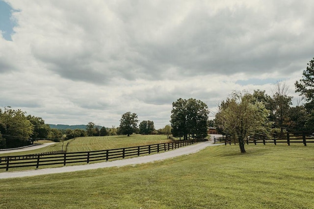8594 Morehead Rd, Flemingsburg, KY 41041 - view of home's community with fence, a lawn, and a rural view