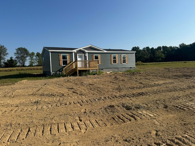 view of manufactured / mobile home