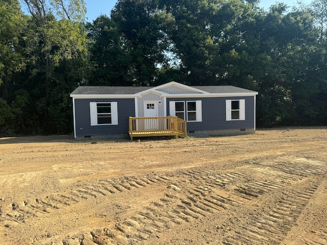 view of manufactured / mobile home