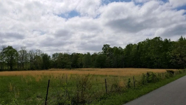 view of nature featuring a rural view