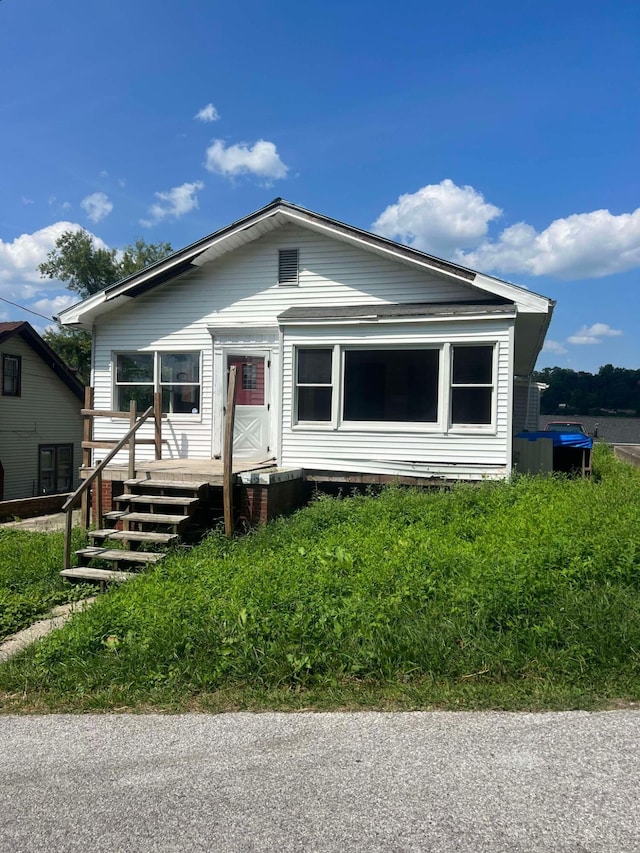 view of bungalow-style home