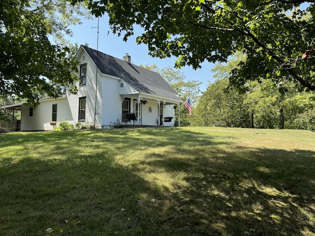 view of yard featuring cooling unit