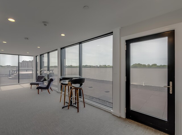 sunroom with a healthy amount of sunlight