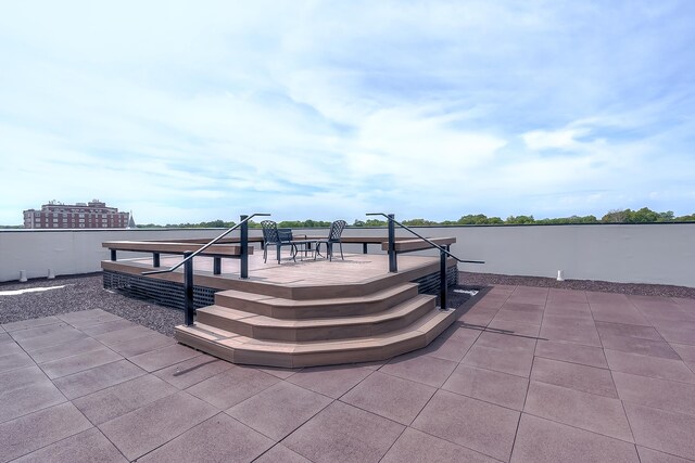 view of patio / terrace featuring a deck