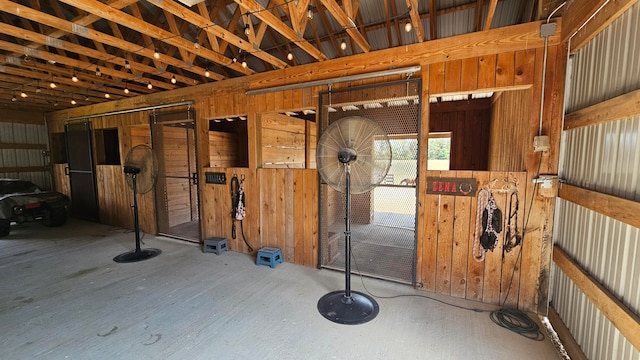 view of stable