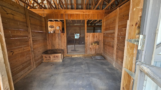 view of horse barn