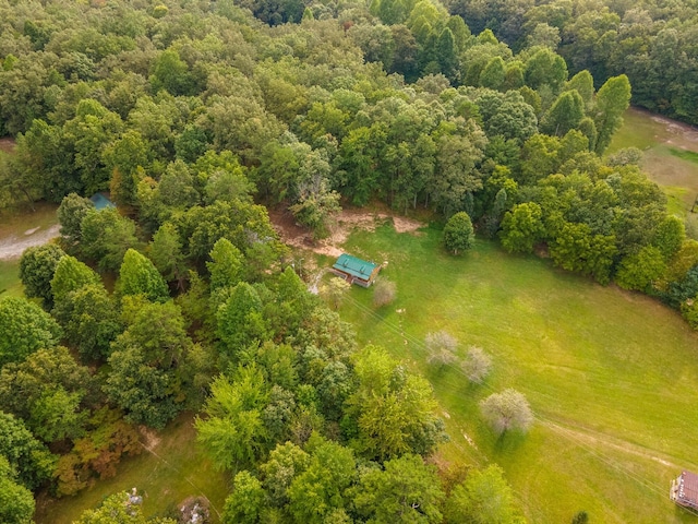 drone / aerial view with a rural view