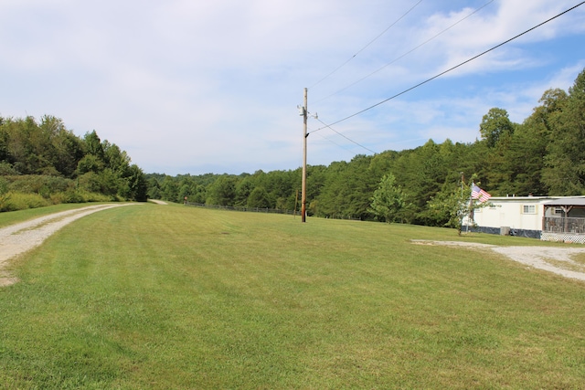 view of yard