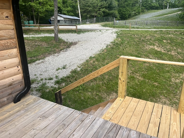 exterior space featuring fence