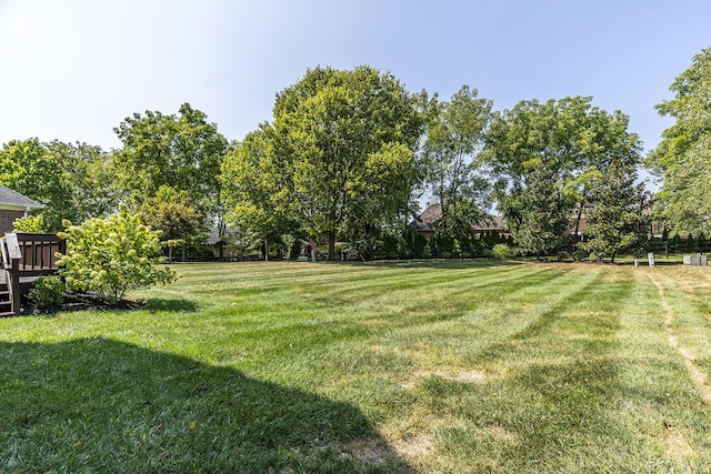 3005 Old Field Way, Lexington, KY 40513 - view of green lawn featuring a deck