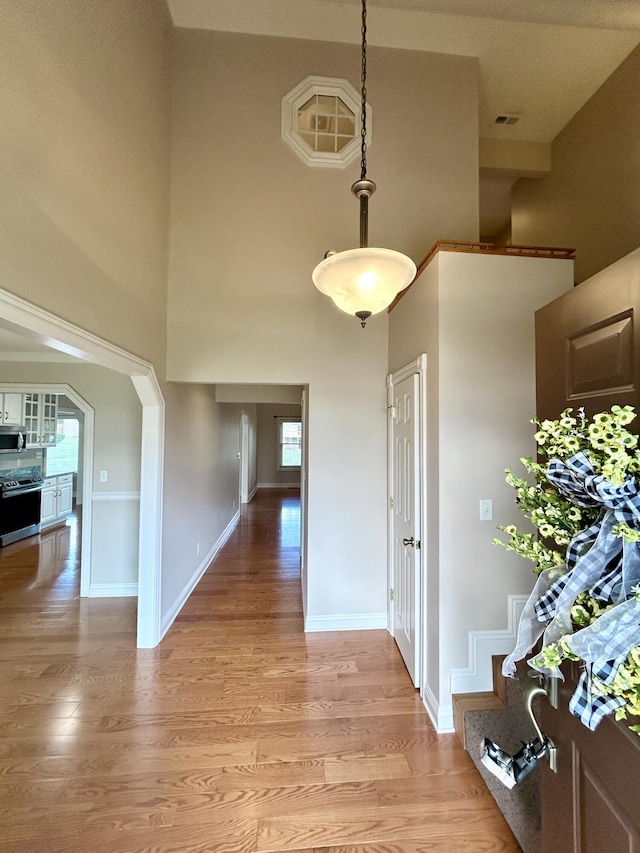 244 Water Cliff Dr, Somerset, KY 42503 - interior space with baseboards, light wood-type flooring, and a healthy amount of sunlight
