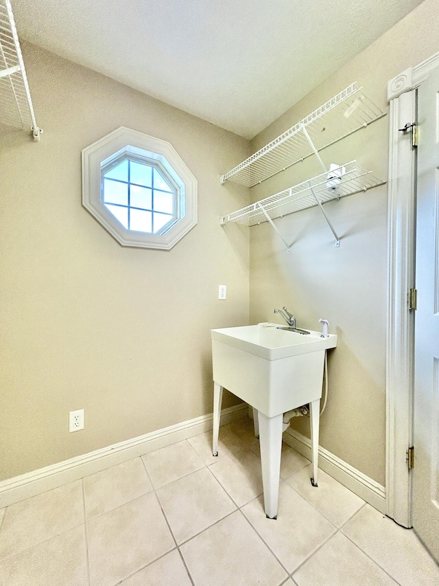 244 Water Cliff Dr, Somerset, KY 42503 - spare room with visible vents, baseboards, light tile patterned floors, a textured ceiling, and recessed lighting