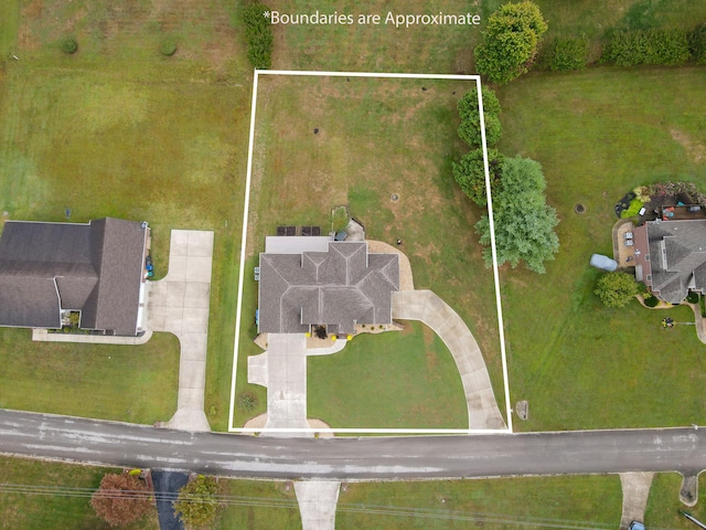 244 Water Cliff Dr, Somerset, KY 42503 - birds eye view of property with a water view and a view of trees