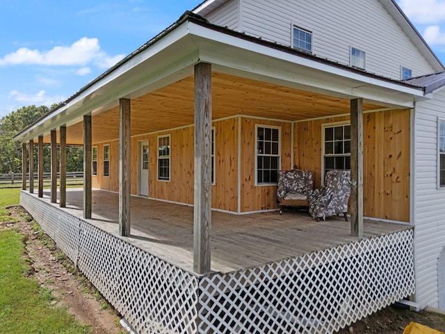 view of side of property