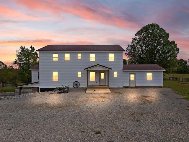 view of front facade