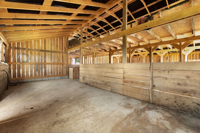 view of stable