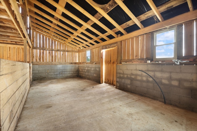 view of horse barn