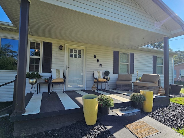 view of patio / terrace featuring a porch