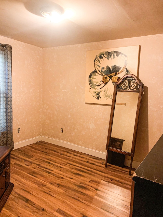 interior space featuring hardwood / wood-style floors