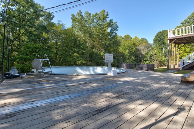 view of deck