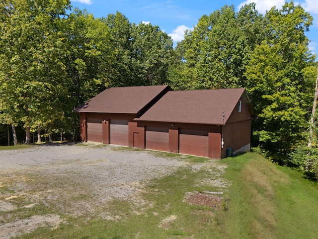 exterior space featuring a yard