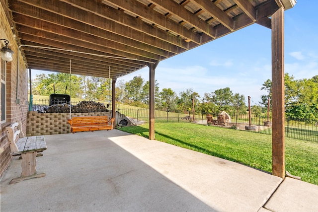 view of patio