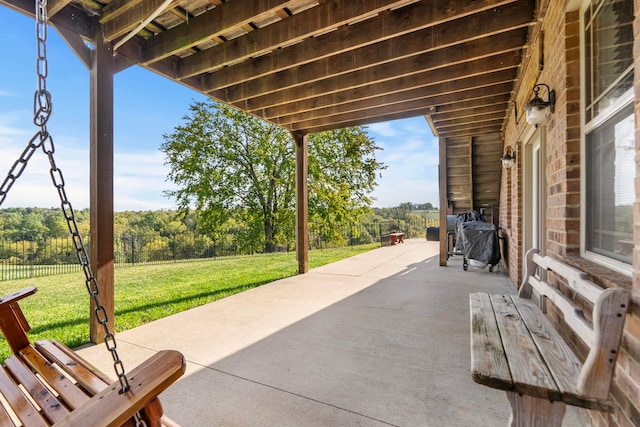 view of patio