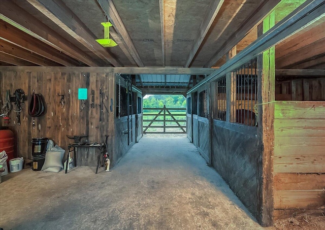 view of stable