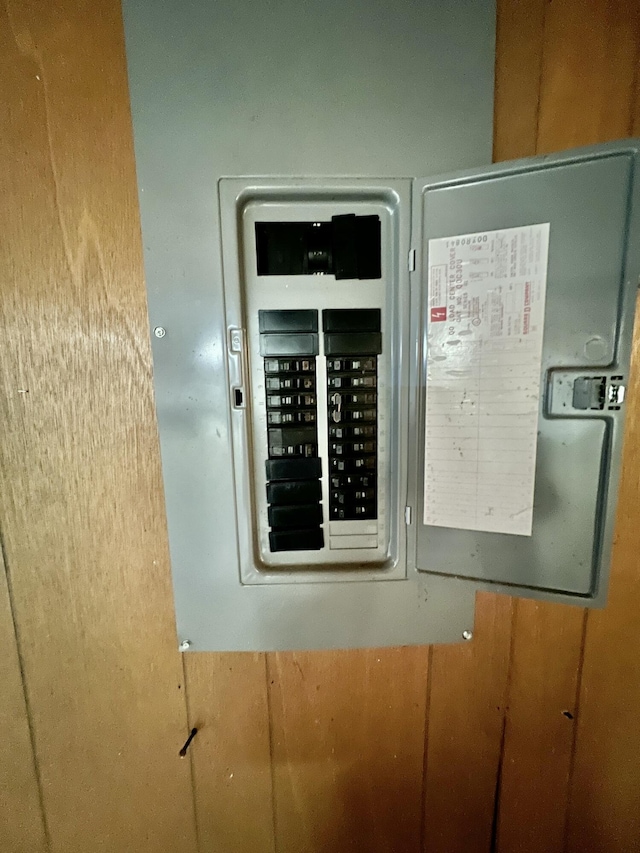 utility room featuring electric panel