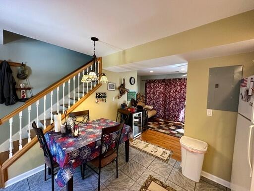 dining room featuring hardwood / wood-style floors