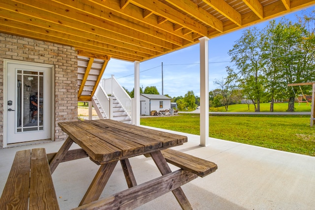 view of patio