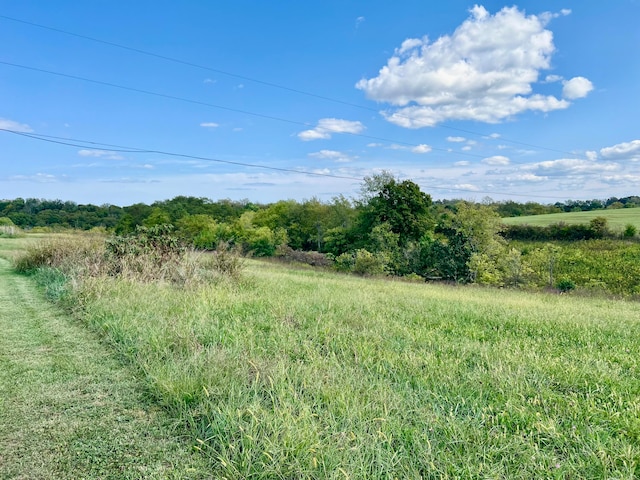 view of nature with a rural view