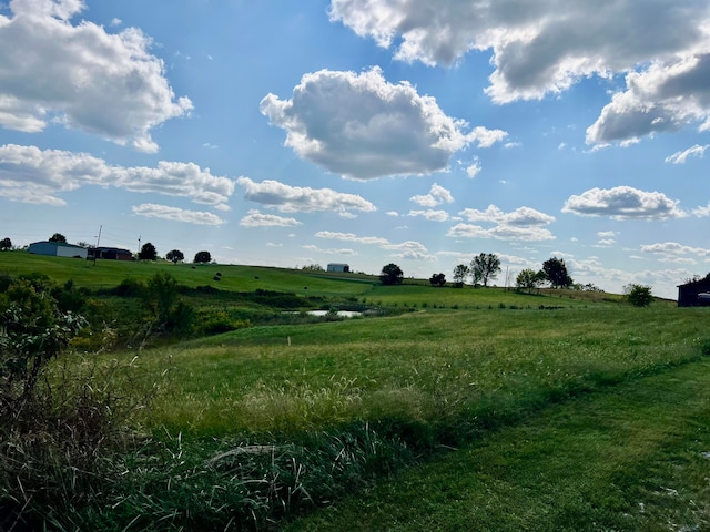 view of landscape featuring a rural view