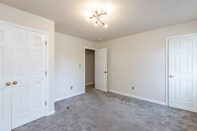 unfurnished bedroom with carpet