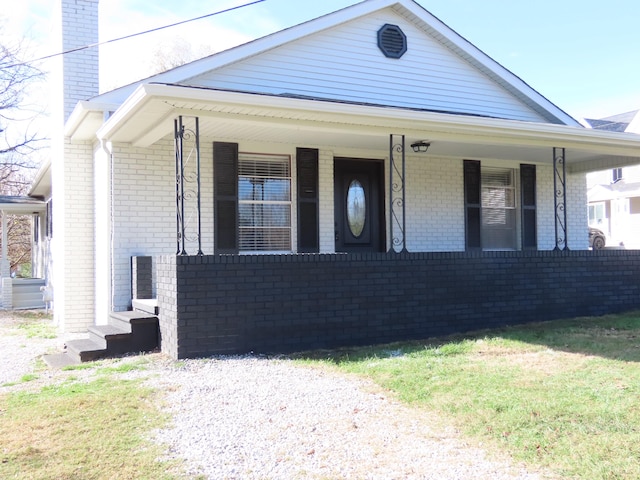 view of bungalow-style house