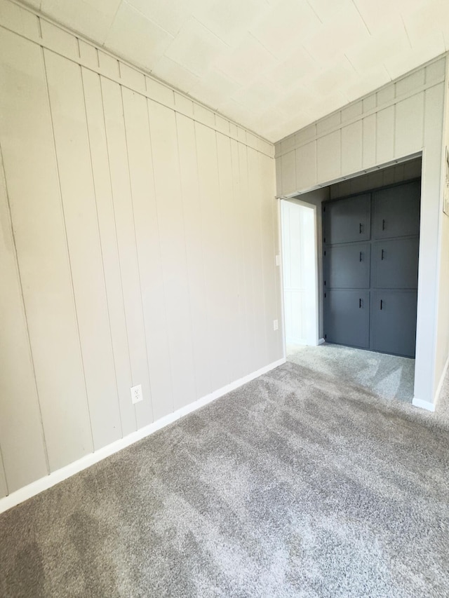 interior space featuring carpet floors