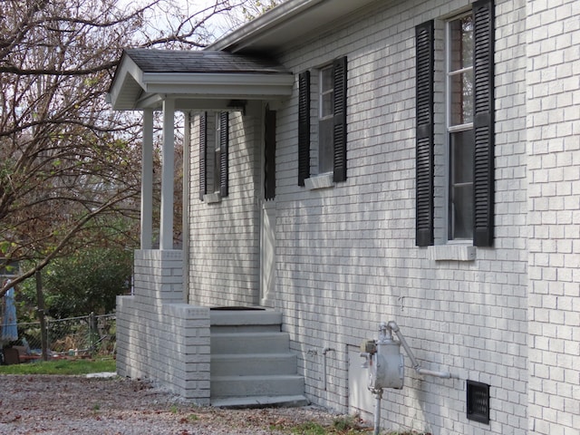 view of home's exterior