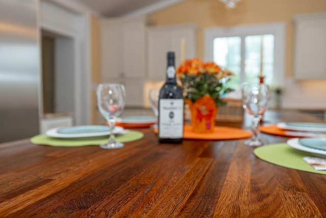 dining room featuring hardwood / wood-style floors