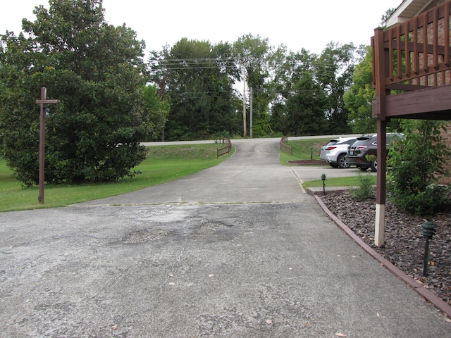 view of road