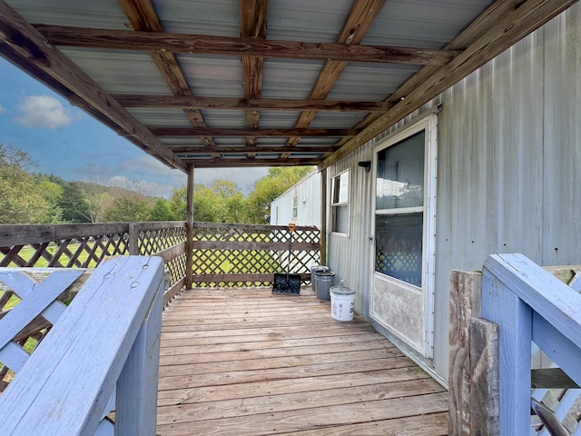 view of deck