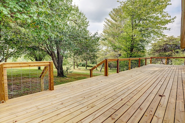 view of deck