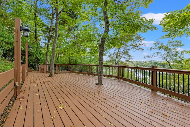 706 Hunter Dr, Lancaster, KY 40444 - view of wooden deck