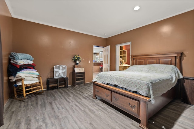 90 Damy Ln, Campton, KY 41301 - bedroom featuring wood finished floors and ornamental molding
