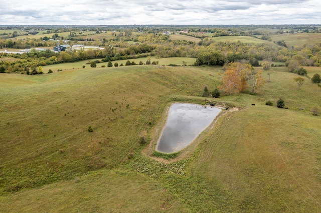 aerial view with a rural view