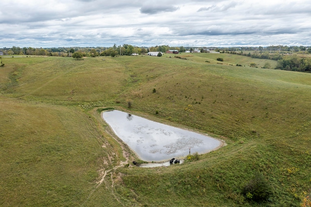 drone / aerial view featuring a rural view