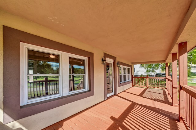 exterior space with a porch