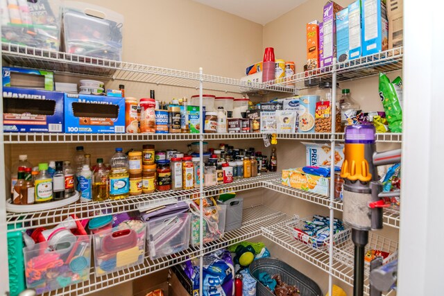 view of pantry