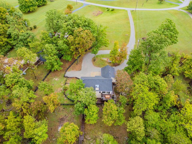 drone / aerial view featuring a rural view